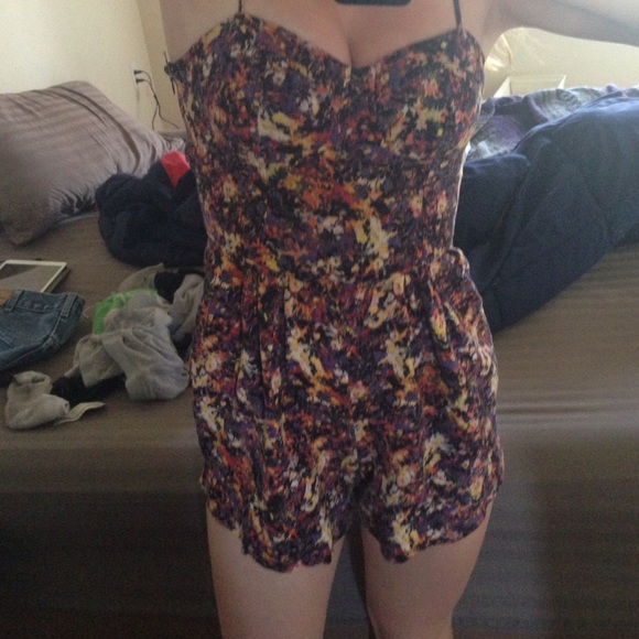 Multi-colored romper