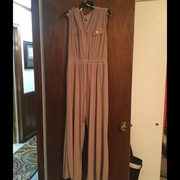 Elegant Tan Romper