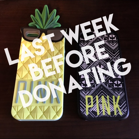 2 iPhone 5/5s VS Pink Silicon Cases + Free Gift!