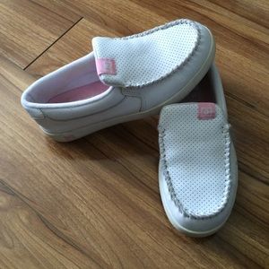 DC white shoes - size 7 W