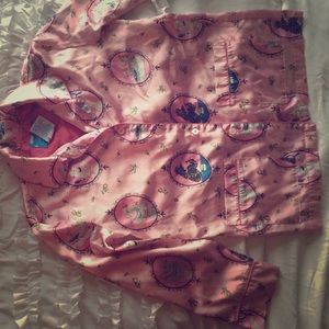 Hot pink with poodles