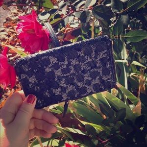 Black Coach wristlet
