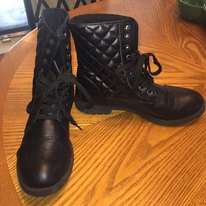Black Combat Boots