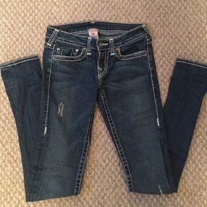 Authentic True Religion skinny jeans- size 27