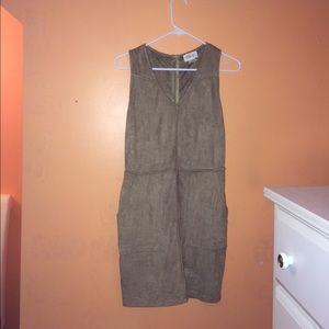 Suede dress