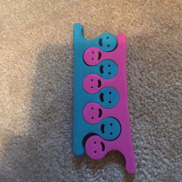 Toe separater for painting nails.