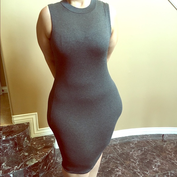 Mock Neck Midi Dress - Picture 1 of 3