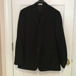 Men's black suit