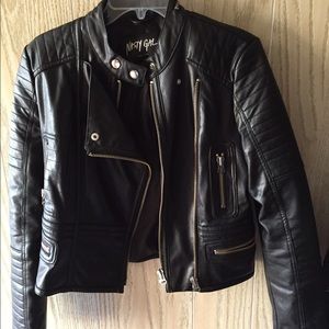 Vegan Leather Moto Jacket