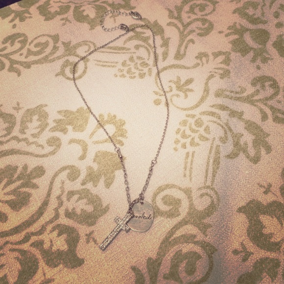 Devoted cross necklace