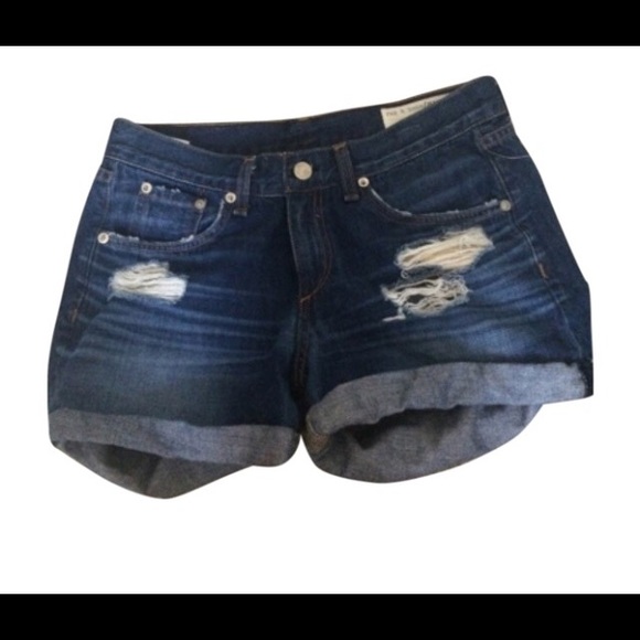 Aborable jean shorts from rag & bone.
