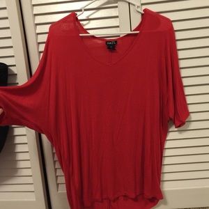 Slouchy V- Neck Tee
