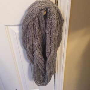 gray infinity scarf