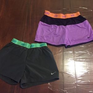 2 Nike shorts