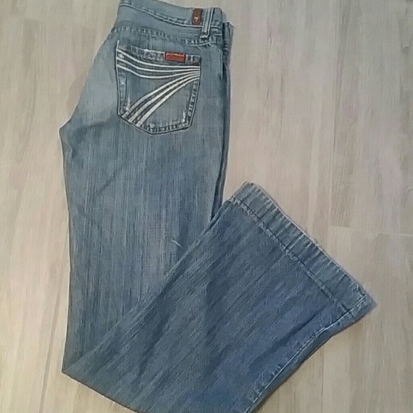 7 for all mankind --authentic-- WIDE LEG DOJO