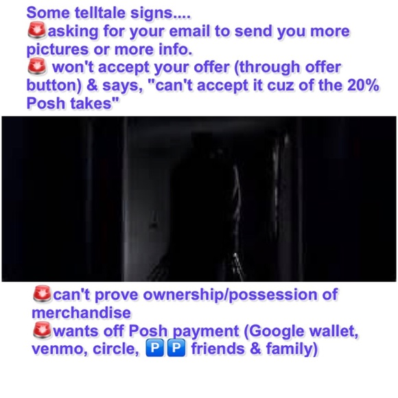 🚫NO OFFLINE Transaction/Follow Poshmark rules‼️ - Picture 2 of 2