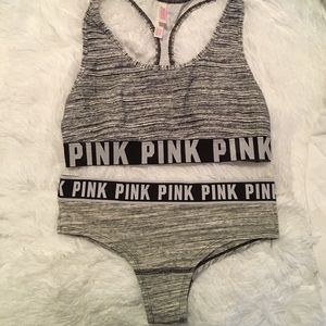 NWOT VS Pink Sports Bra/Underwear Set