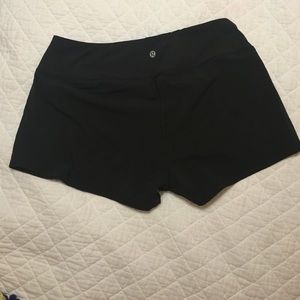 Lulu Lemon Black Running Shorts