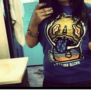 Limited Edition : TOKE Hello Shitty/ Kitty T Shirt