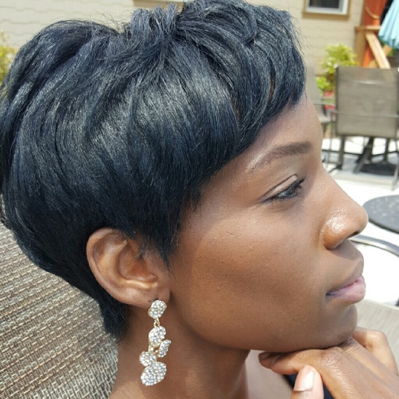 Elegant Pave Drop Earrings