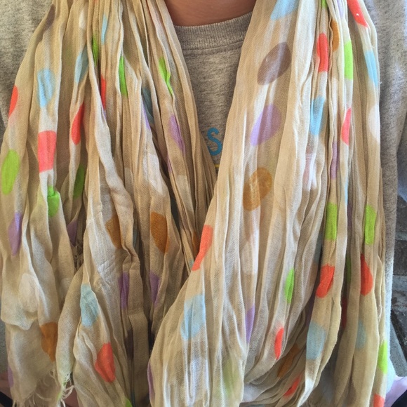 Polk dot scarf