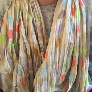 Polk dot scarf
