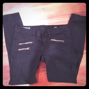 J. Crew black toothpick jeans