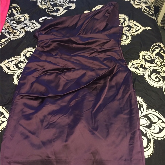 PLUM BRIDESMAID DRESS 85106 AD