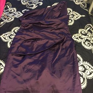 PLUM BRIDESMAID DRESS 85106 AD