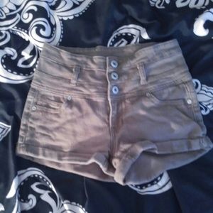 High waist shorts