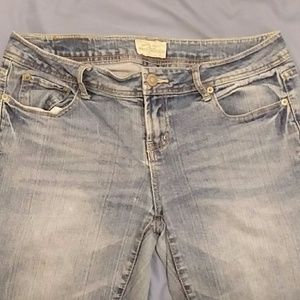 Aeropostale bootcut jeans light wash