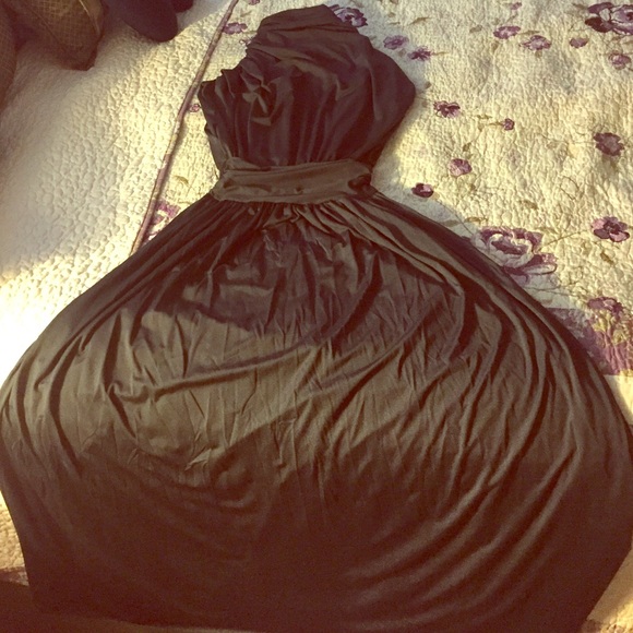 Fancy Dark Gray Gown