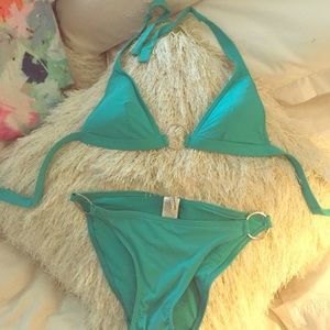 Calvin Klein Teal Green Two Piece Swimsuit👙