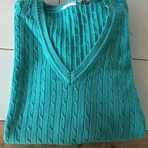 Turquoise blue sweater