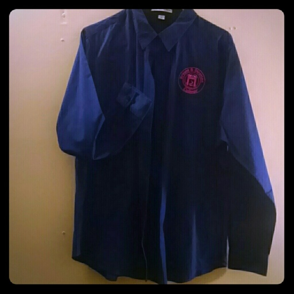 Nwot long sleeve blue blouse