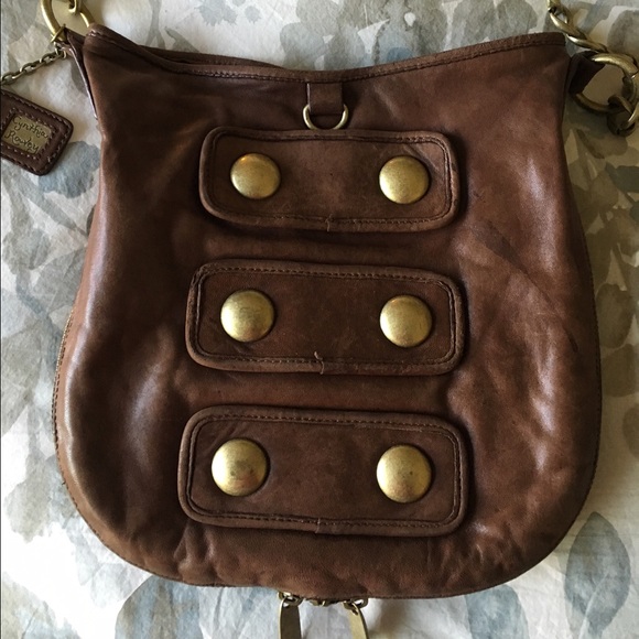 Cynthia Rowley brown leather handbag.