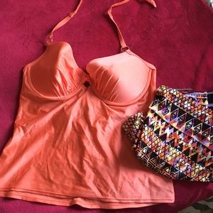 Plus Size Halter Bathing Suit Top