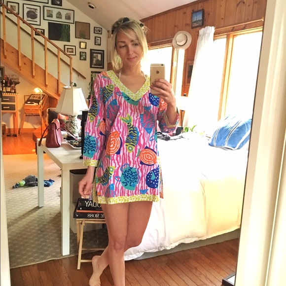 Gretchen Scott Cotton Fish Tunic - Picture 4 of 4