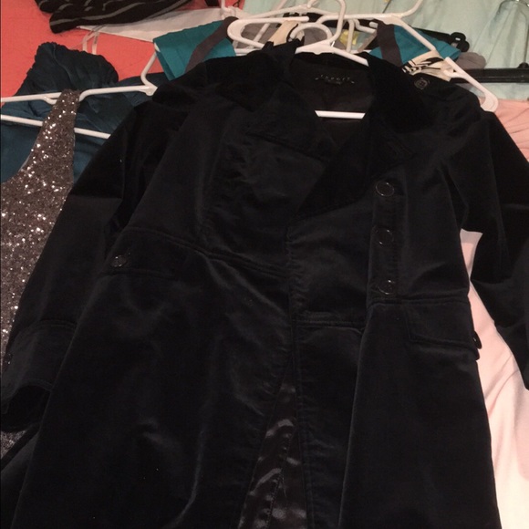 Theory Velvet Trench Coat