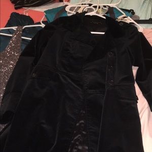 Theory Velvet Trench Coat