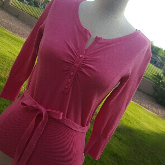 Beautiful pink spring sweater