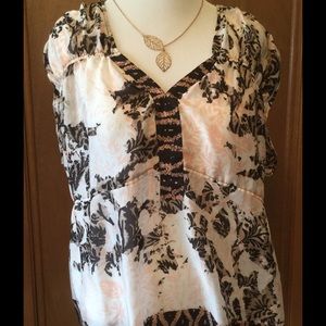 Calvin Klein Sheer Blouse