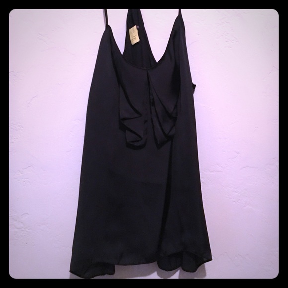 Black blouse. Silk-ish material. Great condition.