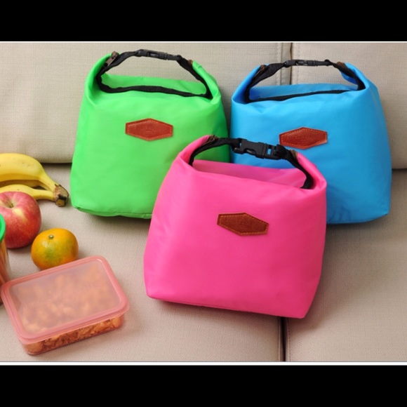 Cute pink lunch bag
