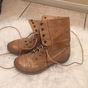 Tan boots