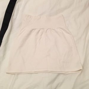 American apparel tight white spandex skirt
