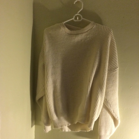 VINTAGE White Knit Sweater