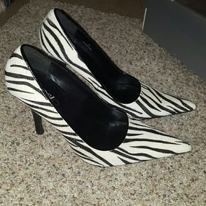 Aldo Zebra print pumps