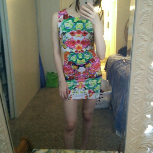 Floral Bodycon Dress