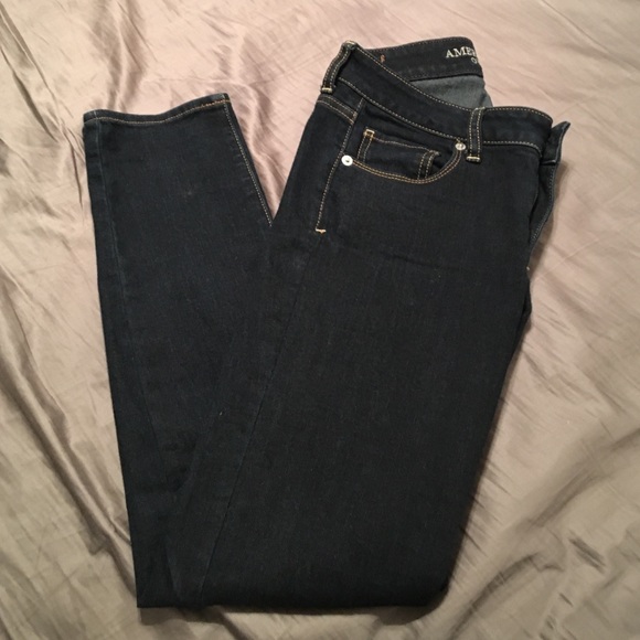 American Eagle Dark Wash Skinny Super Stretch Jean